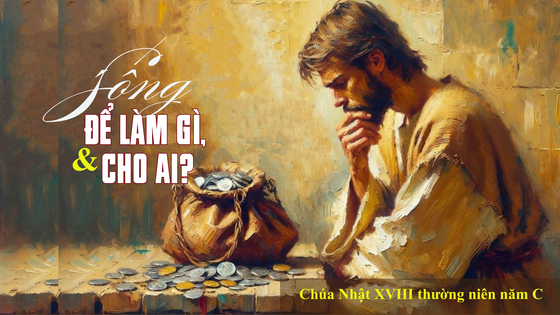 Sống để làm gì và cho ai? 